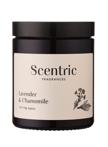 Lavender & Chamomile Scented Candle