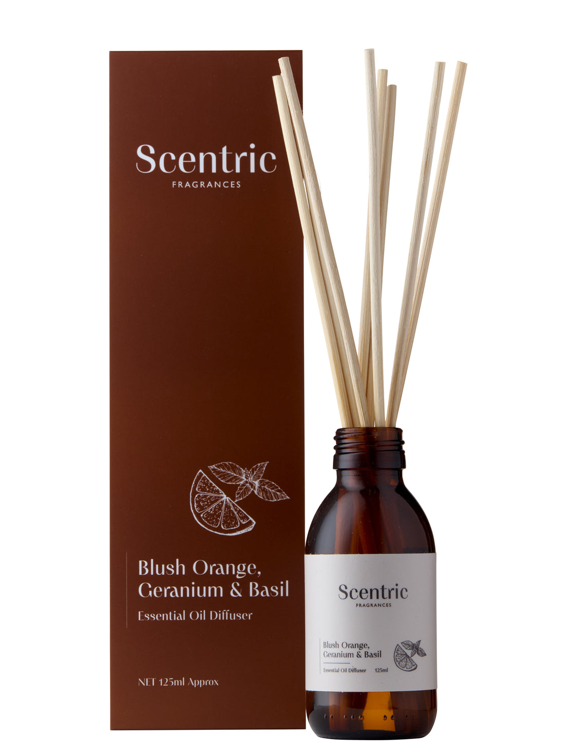 Blush Orange, Geranium & Basil Reed Diffuser
